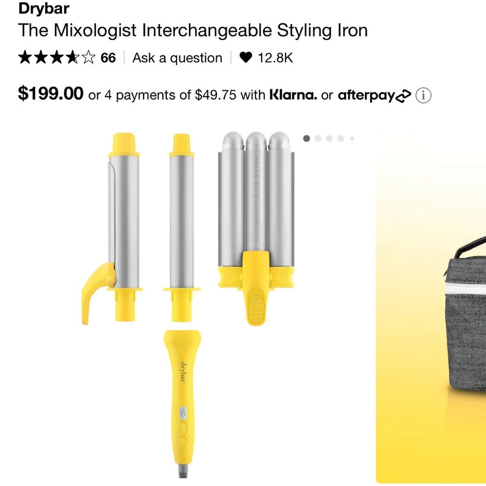 Drybar Mixologist Interchangeable Styling Iron